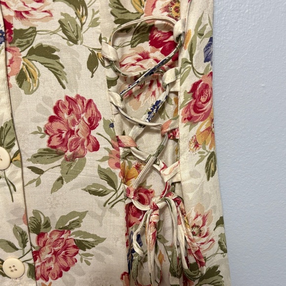Vintage jennifer james floral dress 100% Rayon size 8 made in oman. - Picture 5 of 6